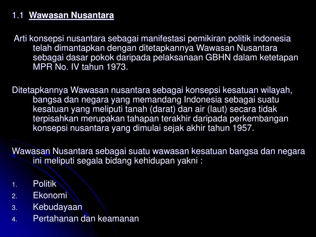 Pengertian Wawasan Nusantara Sebagai Ketahanan Nasional My Skripsi